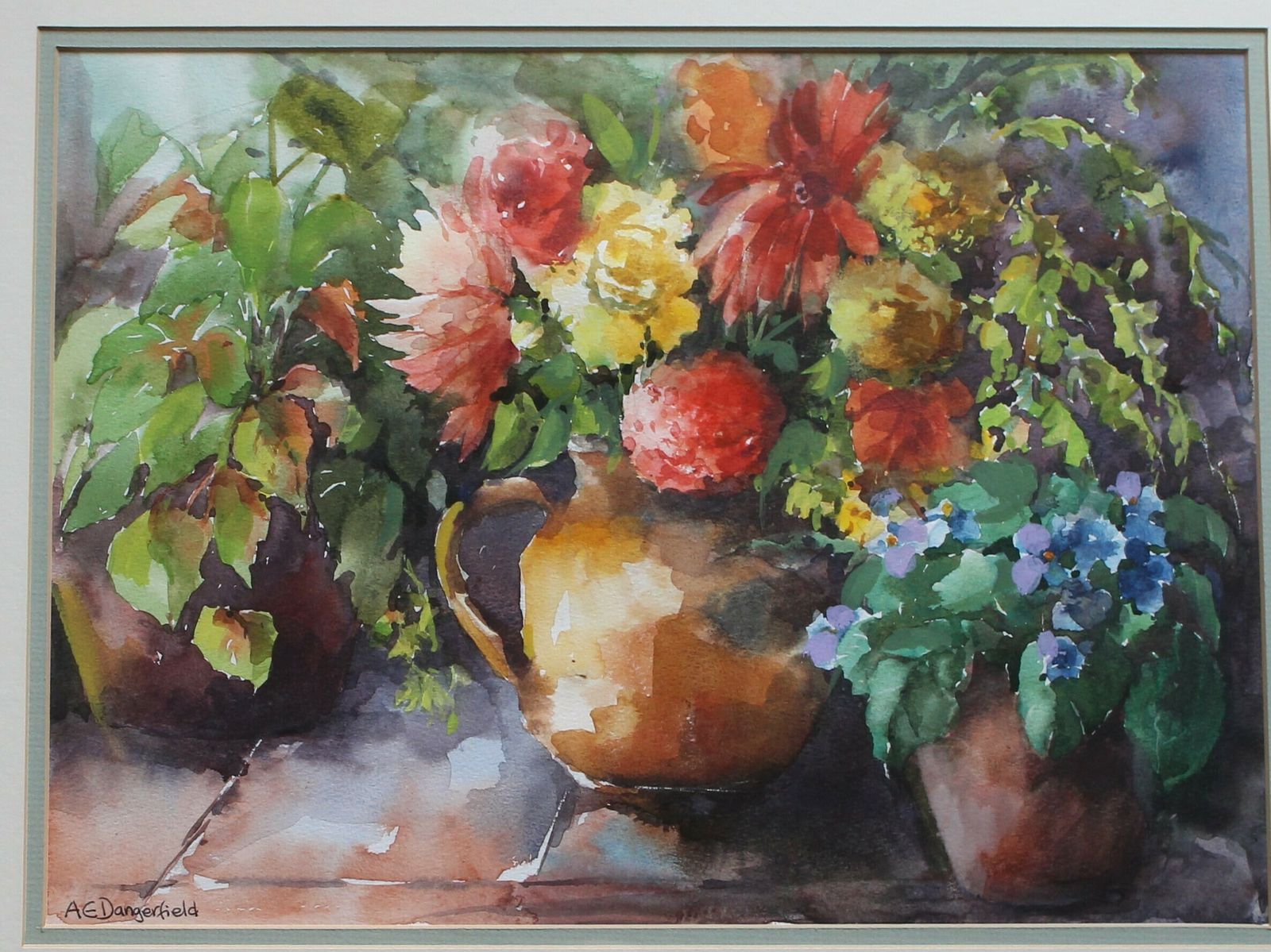 An Original Watercolour Painting By Ann Elizabeth Dangerfield photo for sale