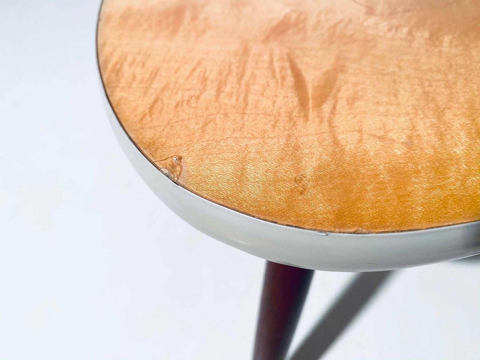 photo furniture Elegant Mid Century Wooden Planter Table / 1950s 1960s Rockabilly Style