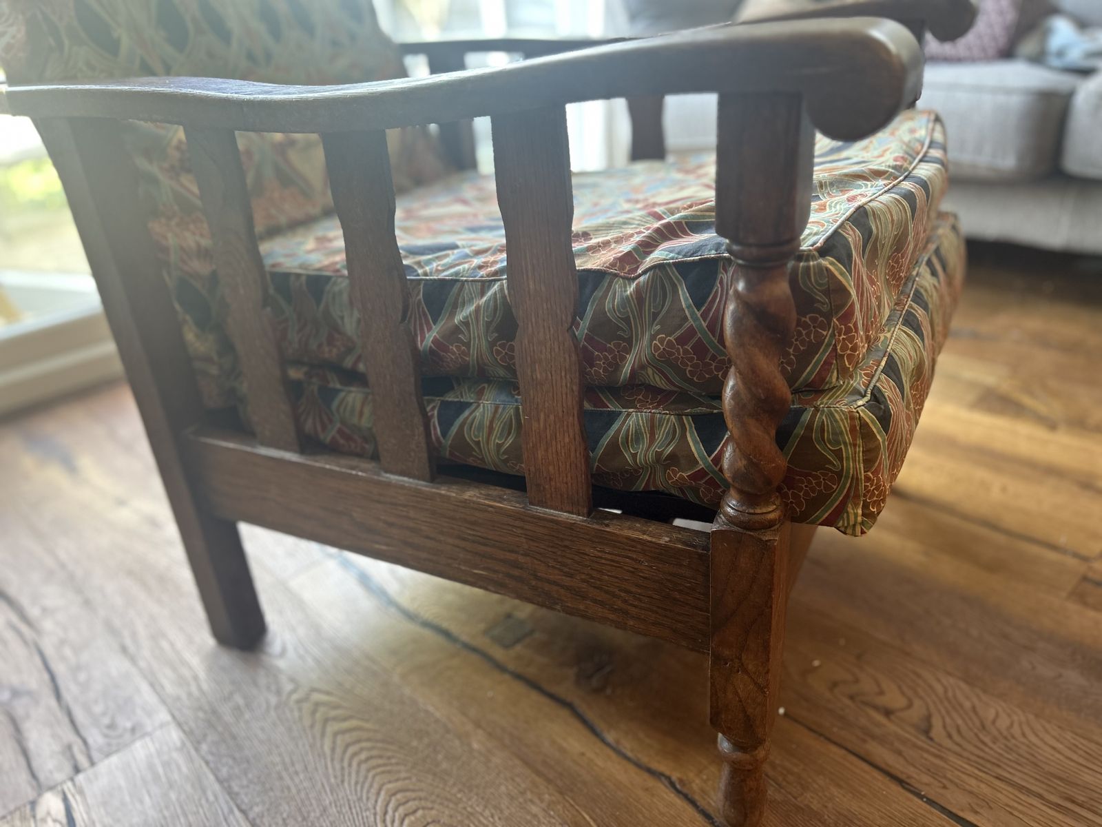 Arts And Crafts Reclining Chair With Liberty Print