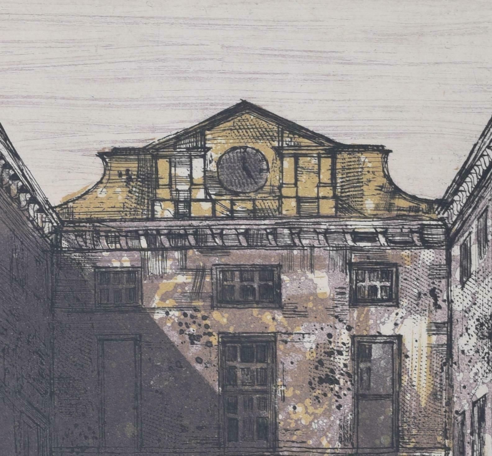 Richard Beer Worcester College, Oxford Lithograph By Richard Beer photo Art