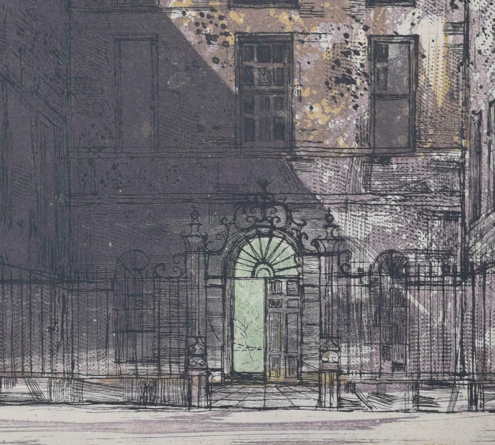 Richard Beer Worcester College, Oxford Lithograph By Richard Beer photo 750.0