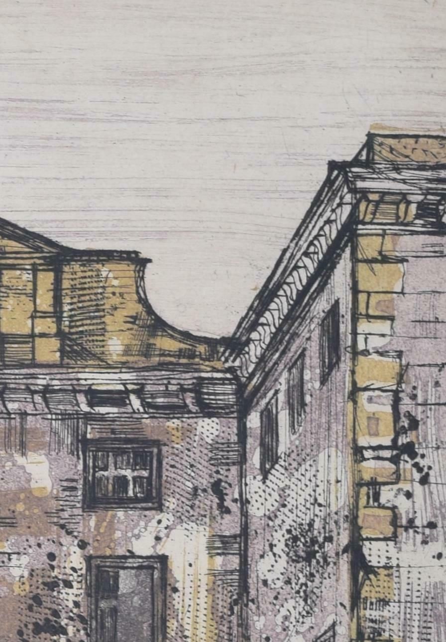 Richard Beer Worcester College, Oxford Lithograph By Richard Beer photo vinterior