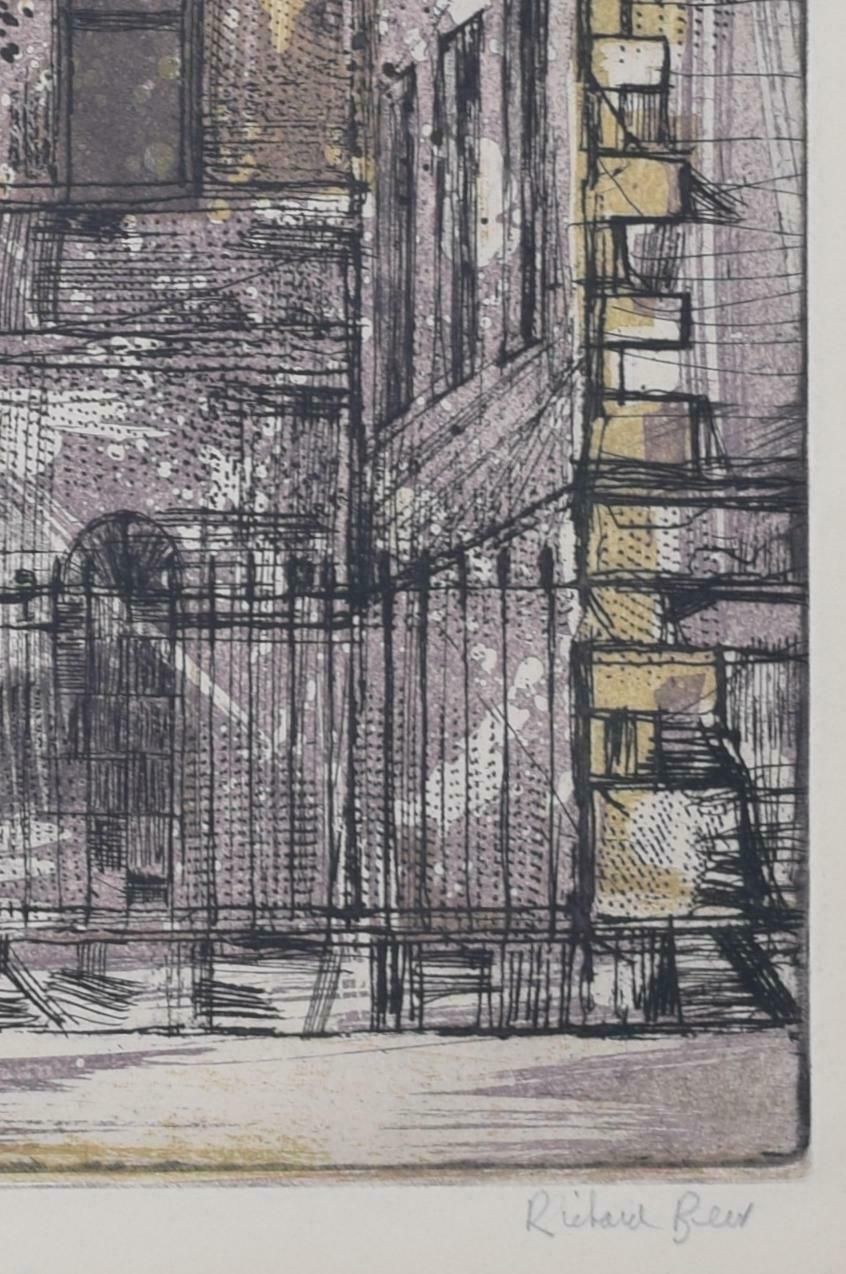 Richard Beer Worcester College, Oxford Lithograph By Richard Beer photo buy