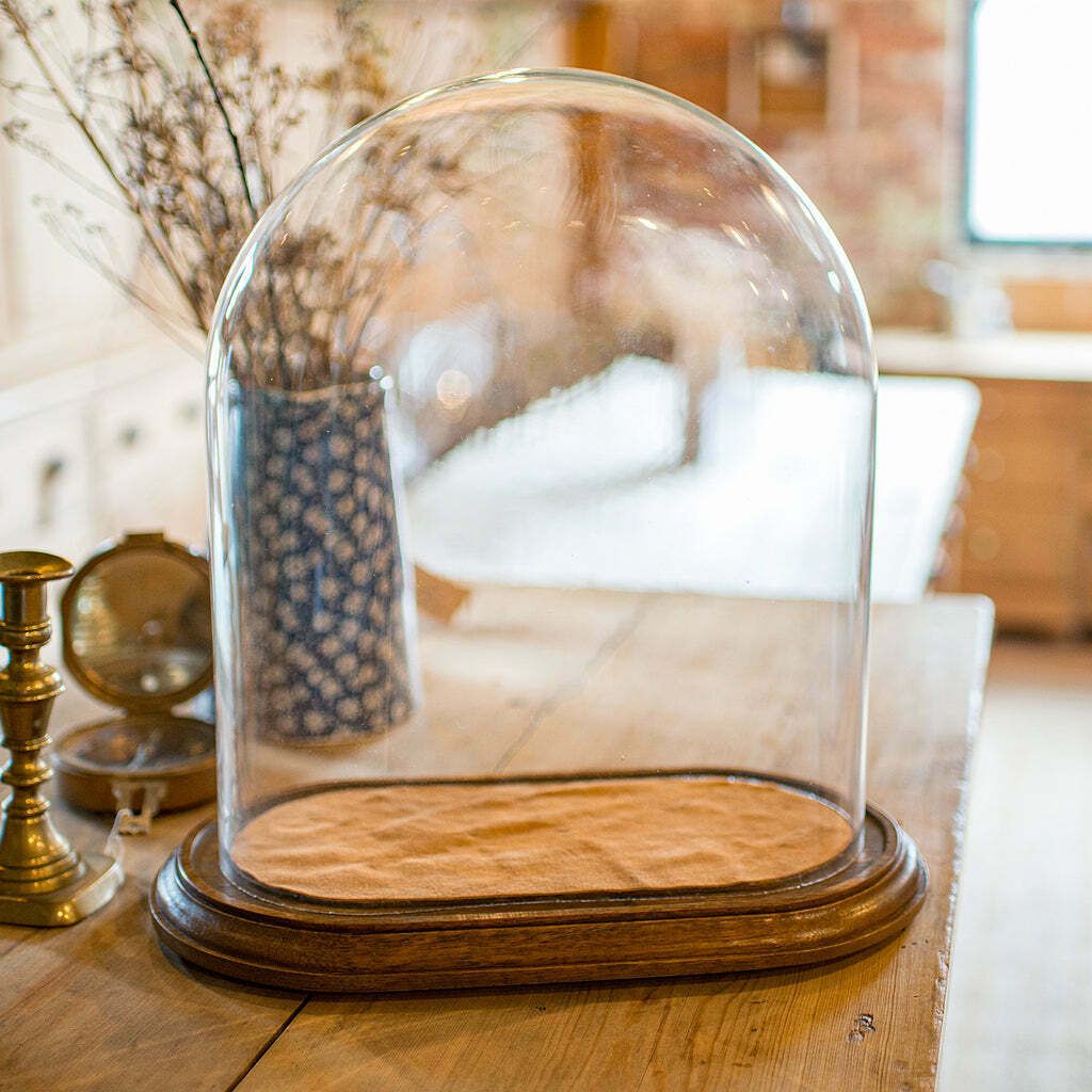 Large Antique Carriage Clock Dome, English, Glass, Display, Showcase, Victorian photo for sale
