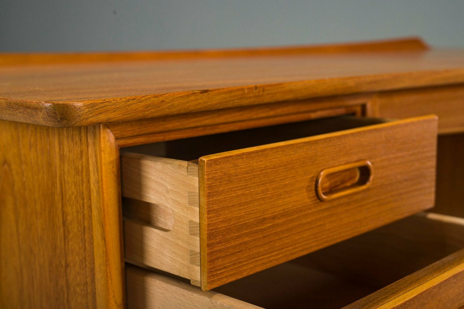 3069.0 Danish Mid Century Teak Desk By Svend åge Madsen For Sigurd Hansen, 1950s photo