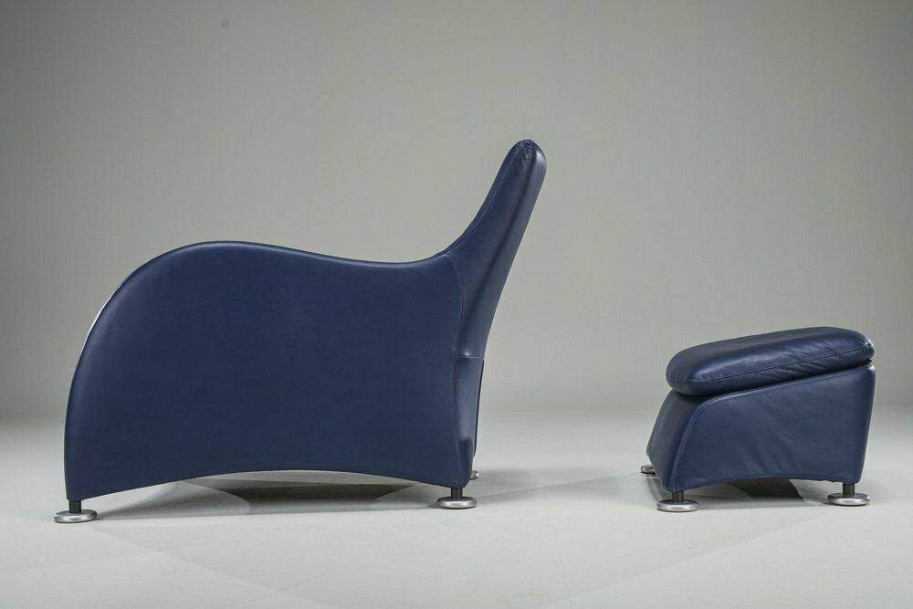 Loge Armchair & Footstool By Gerard Van Den Berg For Montis, 1990s, Set Of 2 photo 1875.0