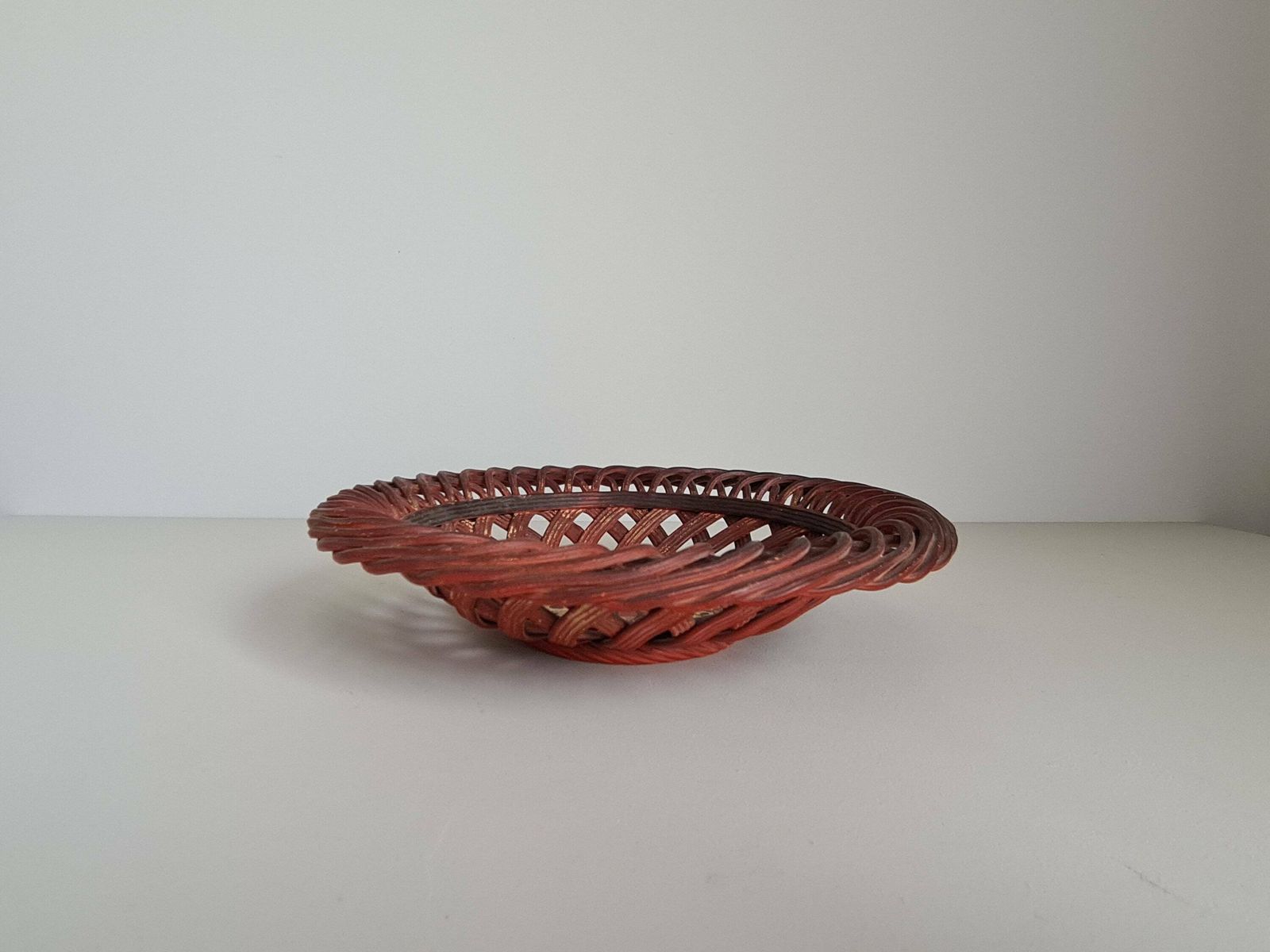 Ceramic Fruit Basket Or Pocket Tray/ 70s / French Ceramics / Artisanal Work / France / 20th Century photo furniture