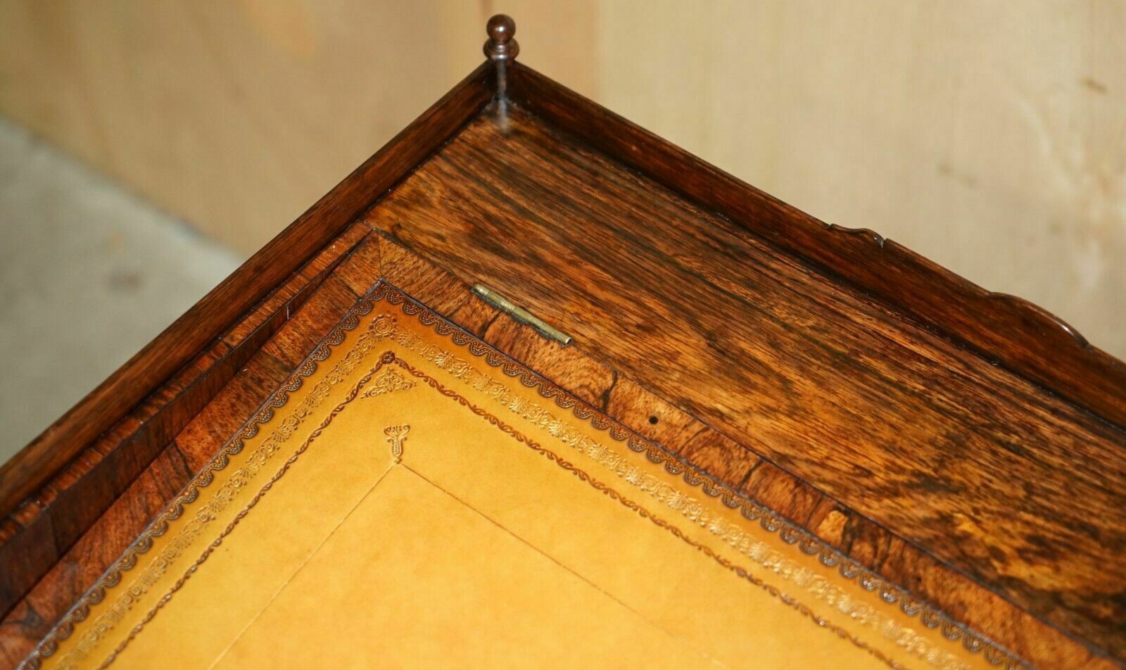 Antique Original Regency Circa 1810 1820 Rosewood Brown Leather Davenport Desk photo Furniture