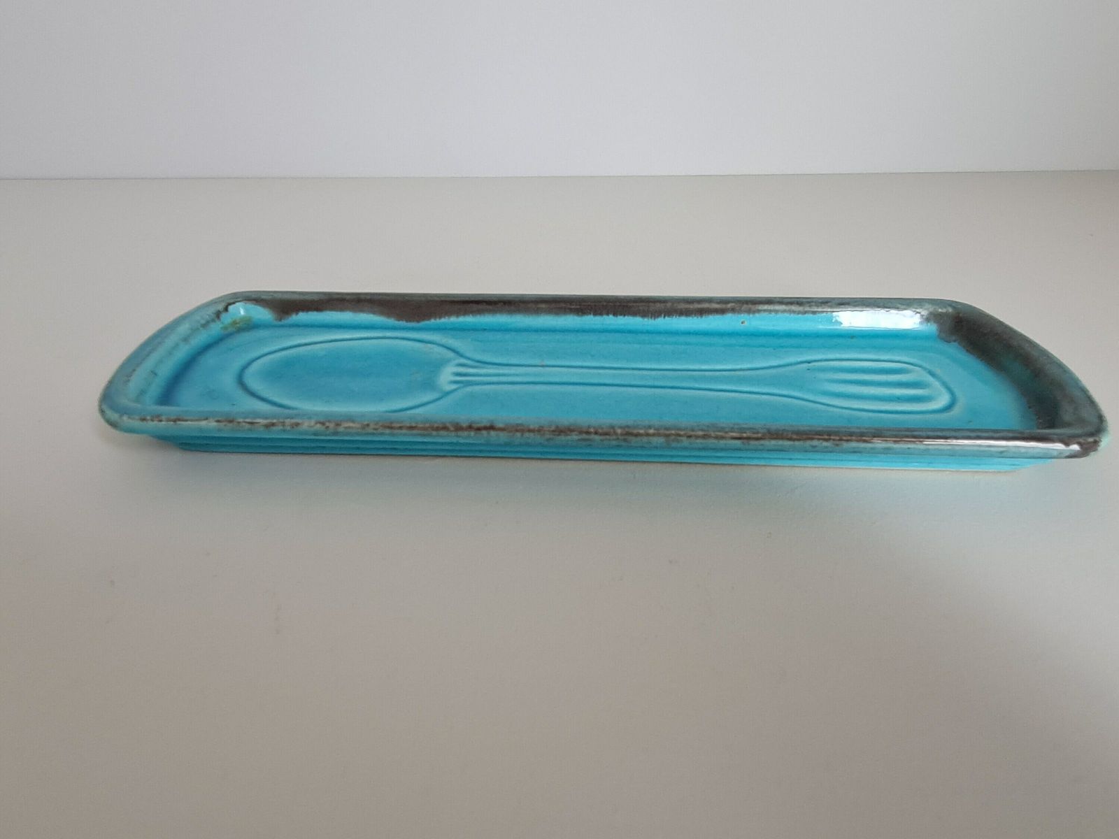 Dish, Pocket Tray Signed Vallauris Pignatier In Ceramic 70s / Vintage / France / Mid Century / French Riviera / Mediterranean Style photo vinterior