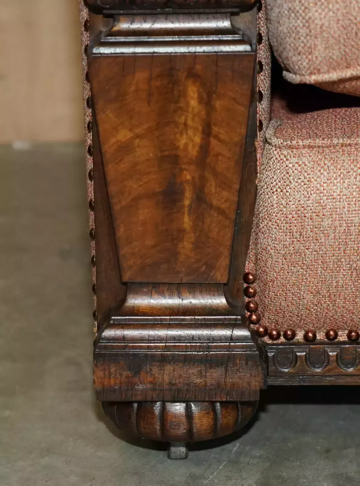Pair Of Exquisite Antique William IV Flamed Mahogany Circa 1830 Club Armchairs photo buy