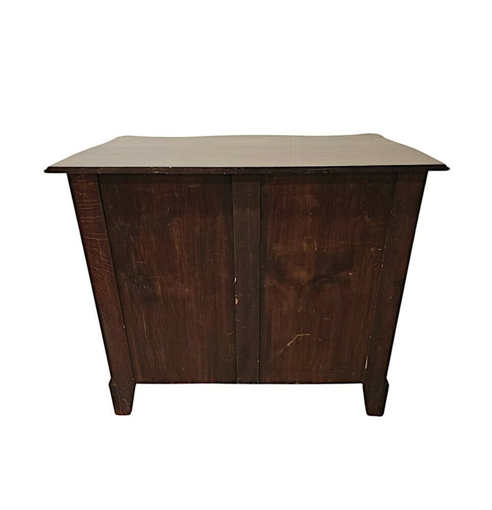 A Very Fine Early 20th Century Serpentine Chest Of Drawers photo vintage