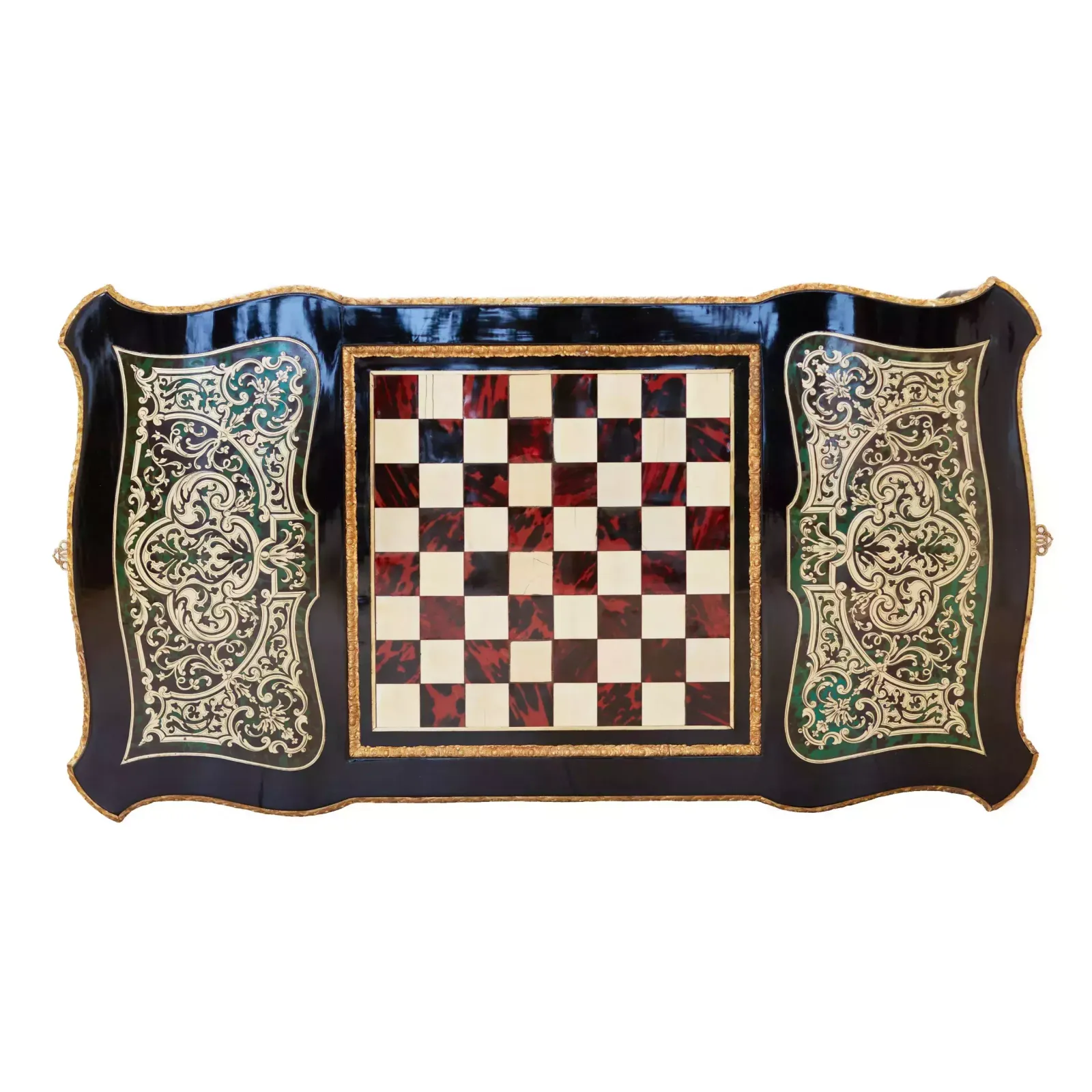 Game Chess Table In Boulle Style. France. Turn Of The 19th 20th Century. photo buy
