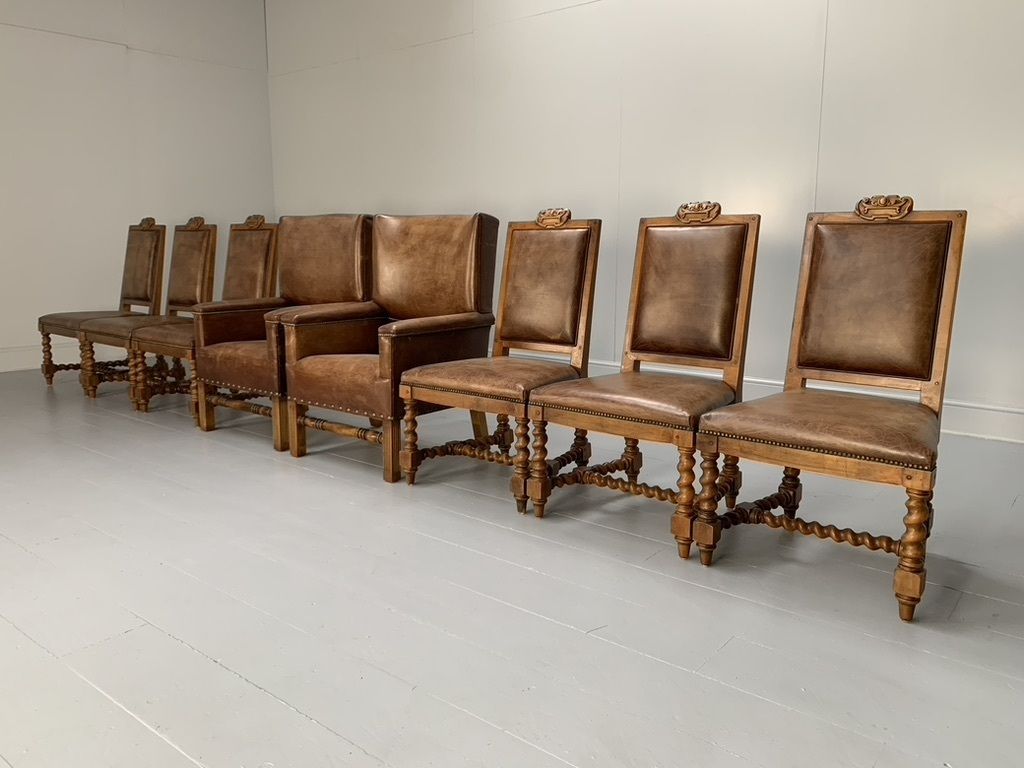 Ralph Lauren “Polo” 8 Dining Chair Suite photo for sale