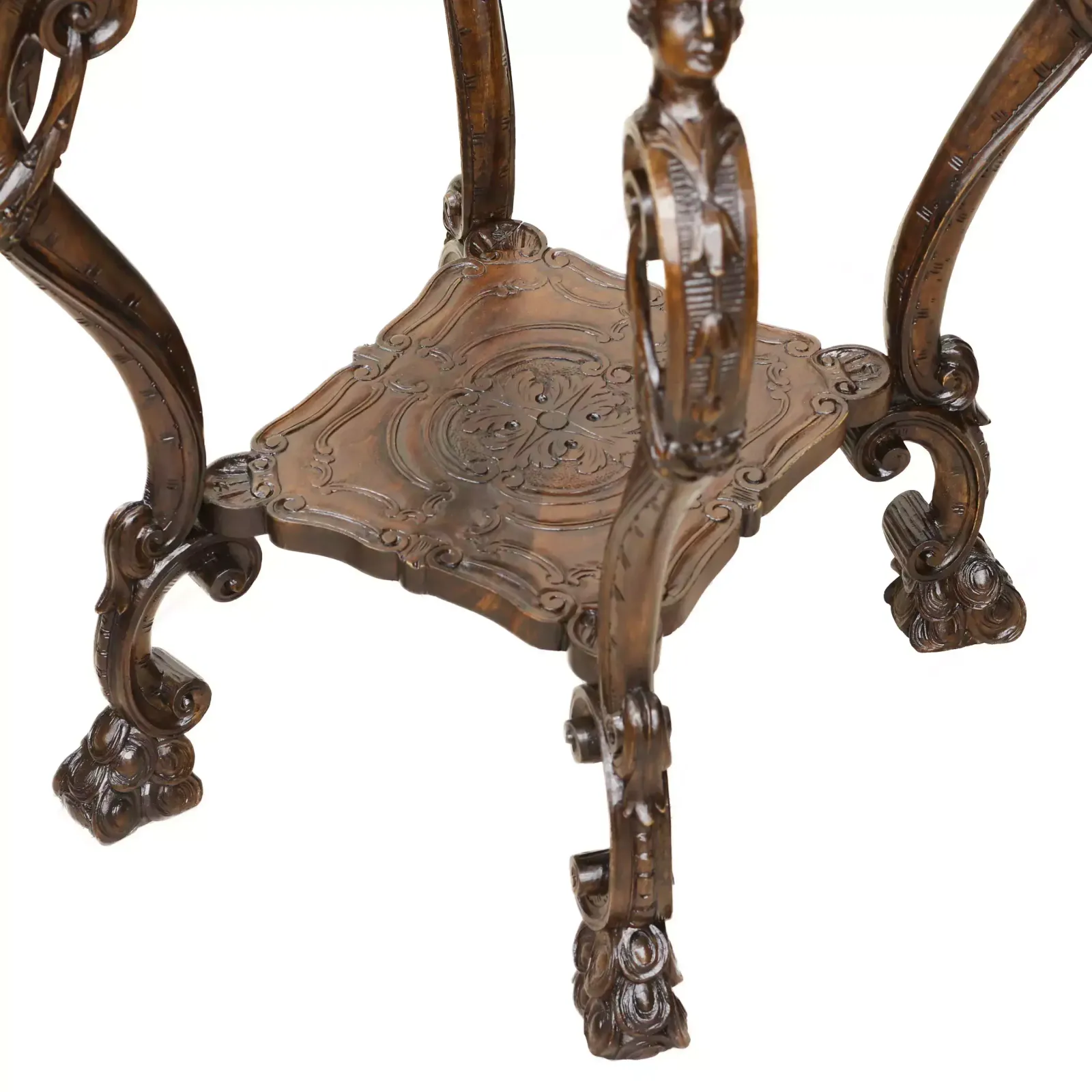 Carved Wooden Table In Neo Rococo Style From The Turn Of The 19th Century. photo 904.0