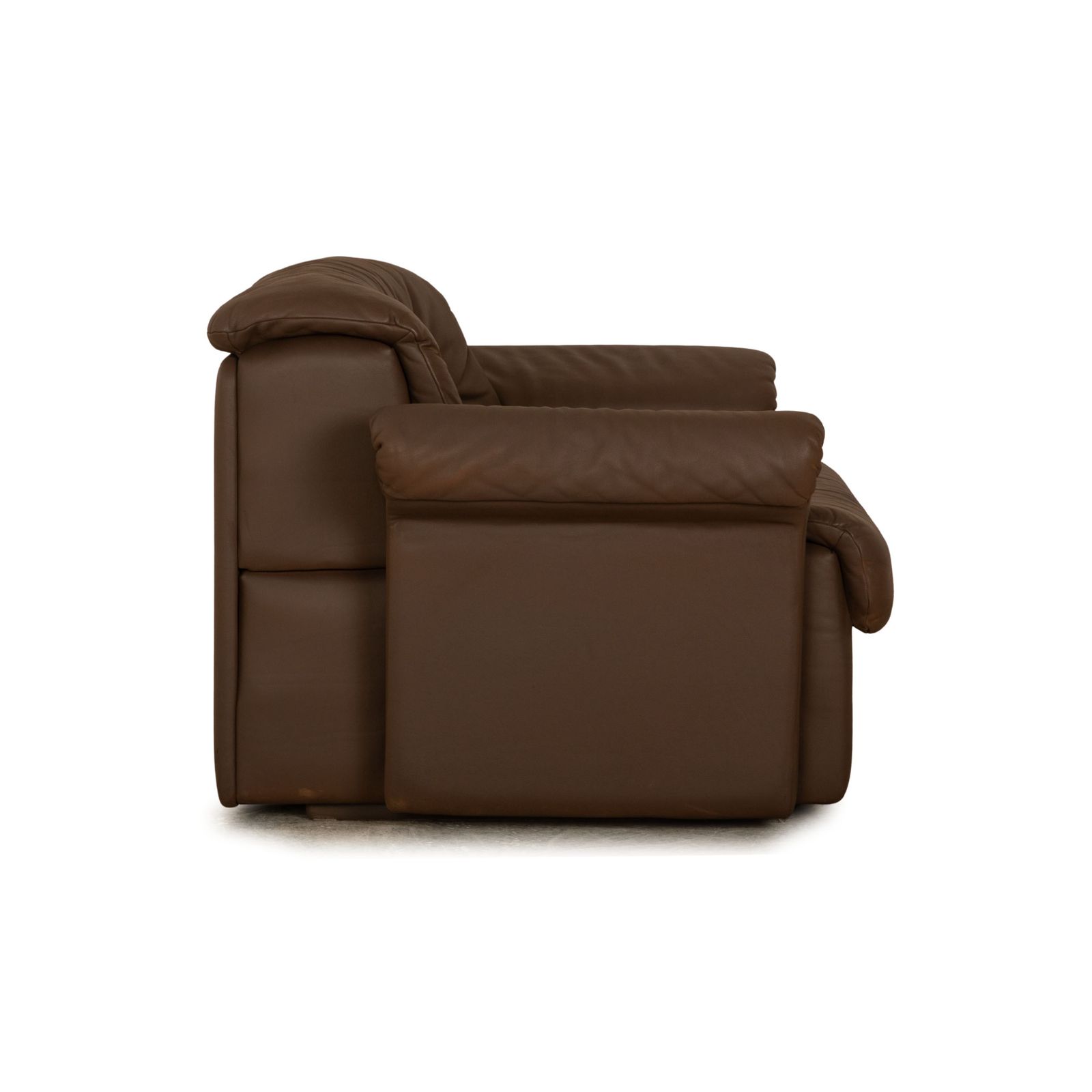 Fauteuil De Sede DS 14 en cuir brun taupe photo vintage
