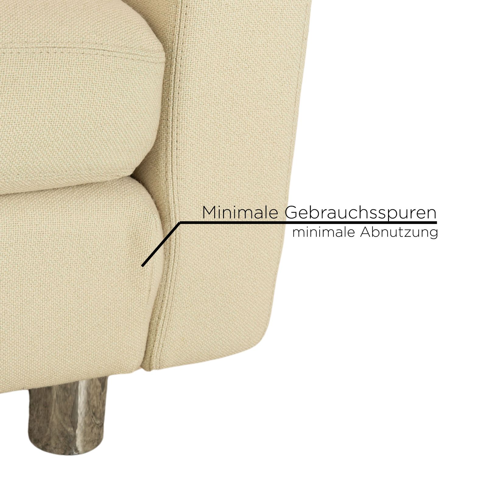 Cor Conseta Fabric Armchair Beige Cream photo Furniture