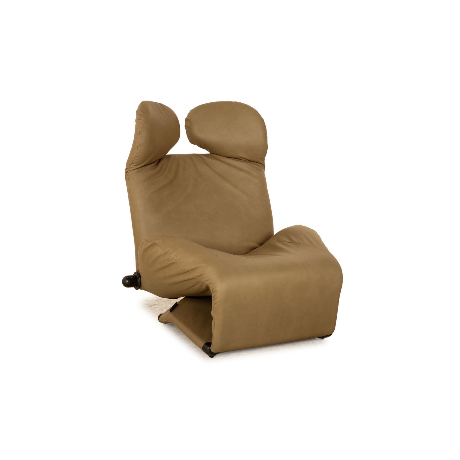 Cassina Wink Fabric Armchair Olive Green Red Manual Function New Cover Vegan Leather Microfiber