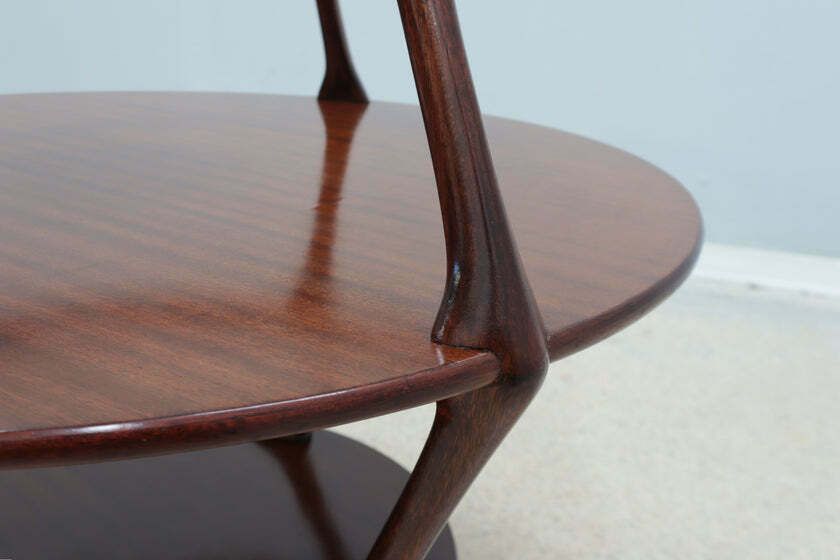 Pierluigi Giordani Occasional Round Coffee Table 1950s photo furniture