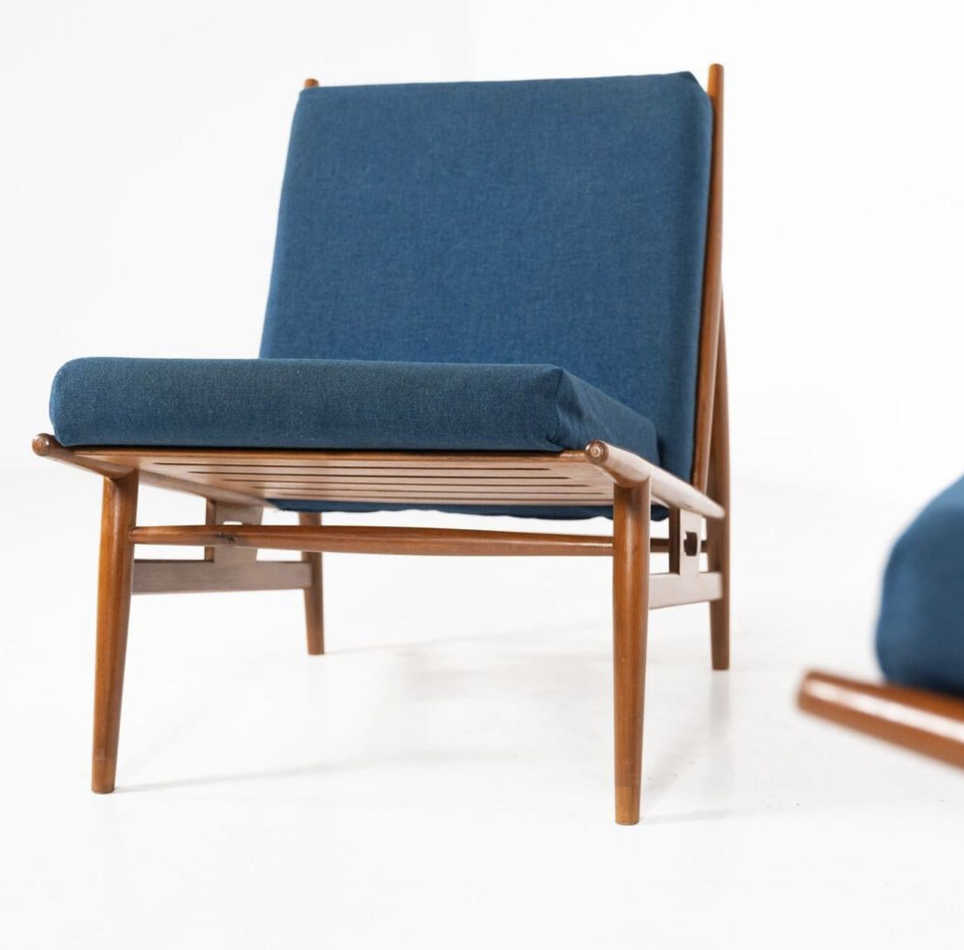 photo for sale Mid Century Modern Pair Of Armchairs By Isa, Italy, 1960s