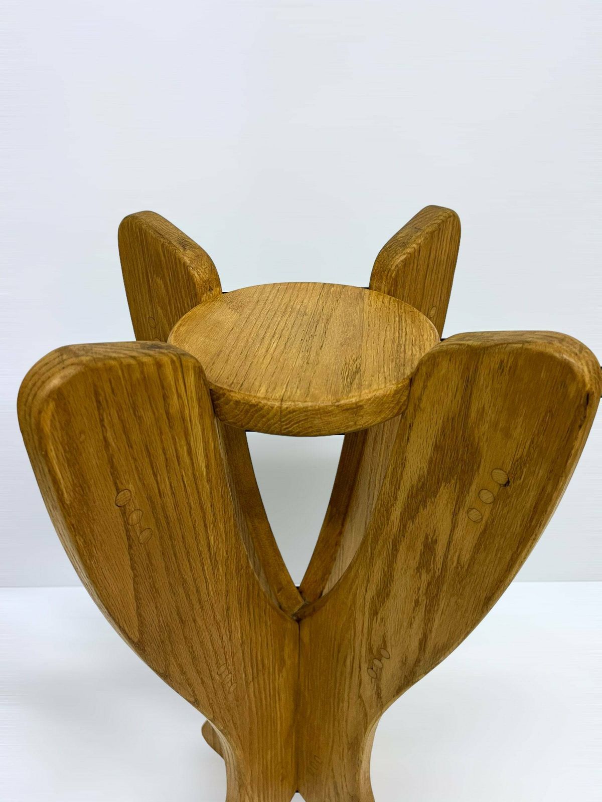 photo for sale Scandinavian Design Plant Table, Vintage Side Table, Mcm Design Pedestal, Mid Century Modern Furniture