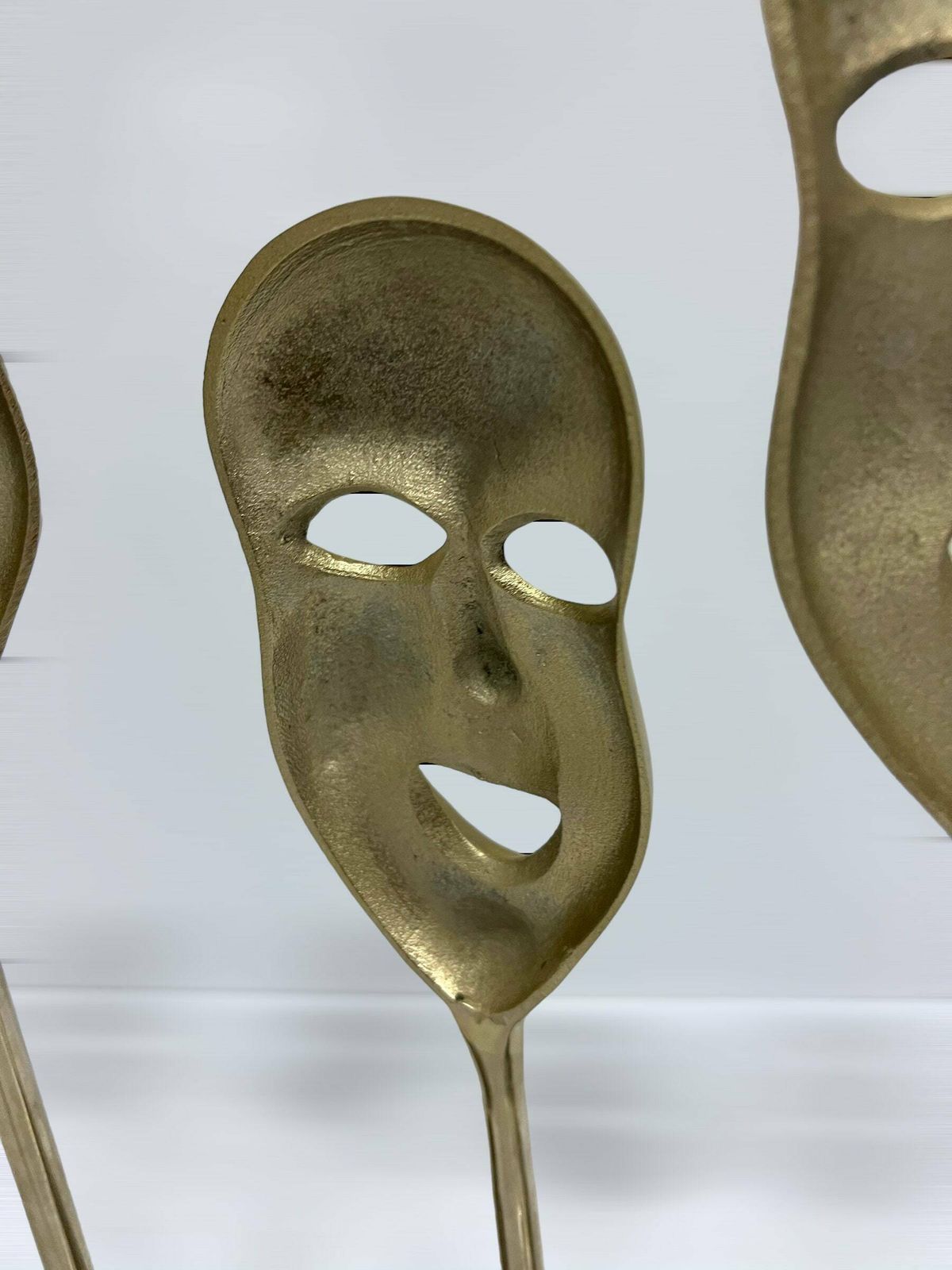 3 Vintage Masks Decoration, Venetian Face Masks, Comedy Smiling Faces, Nineties Home Decor, Theater And Movie Gift photo buy