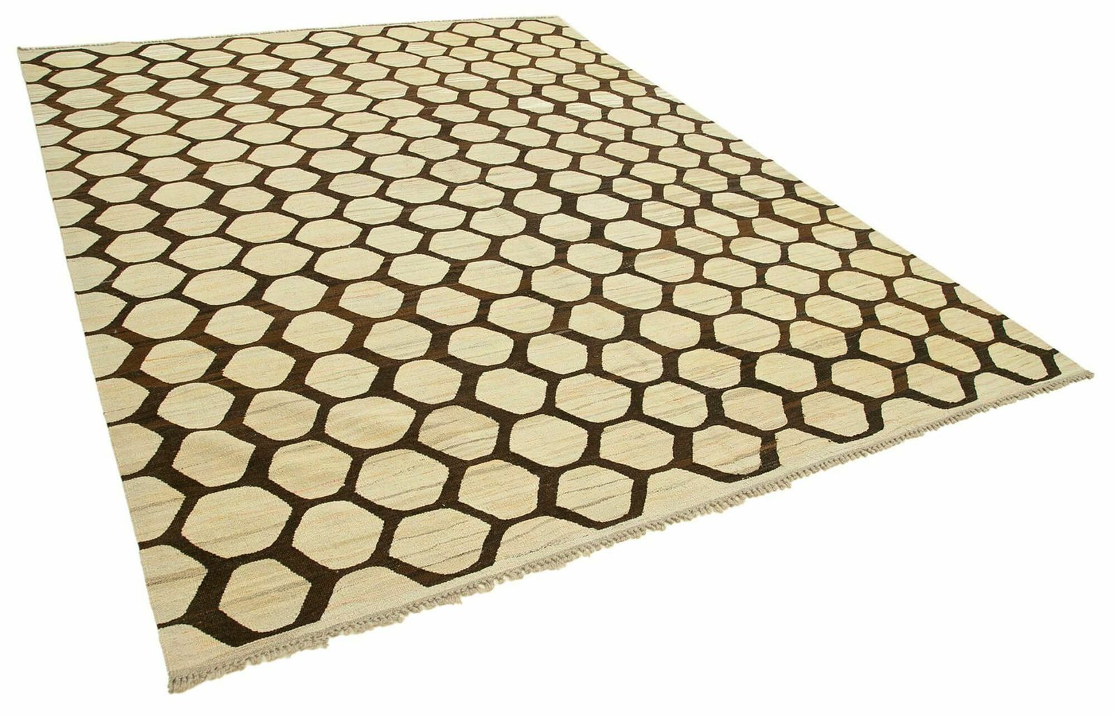 8x10 Beige Contemporary Area Rug photo furniture