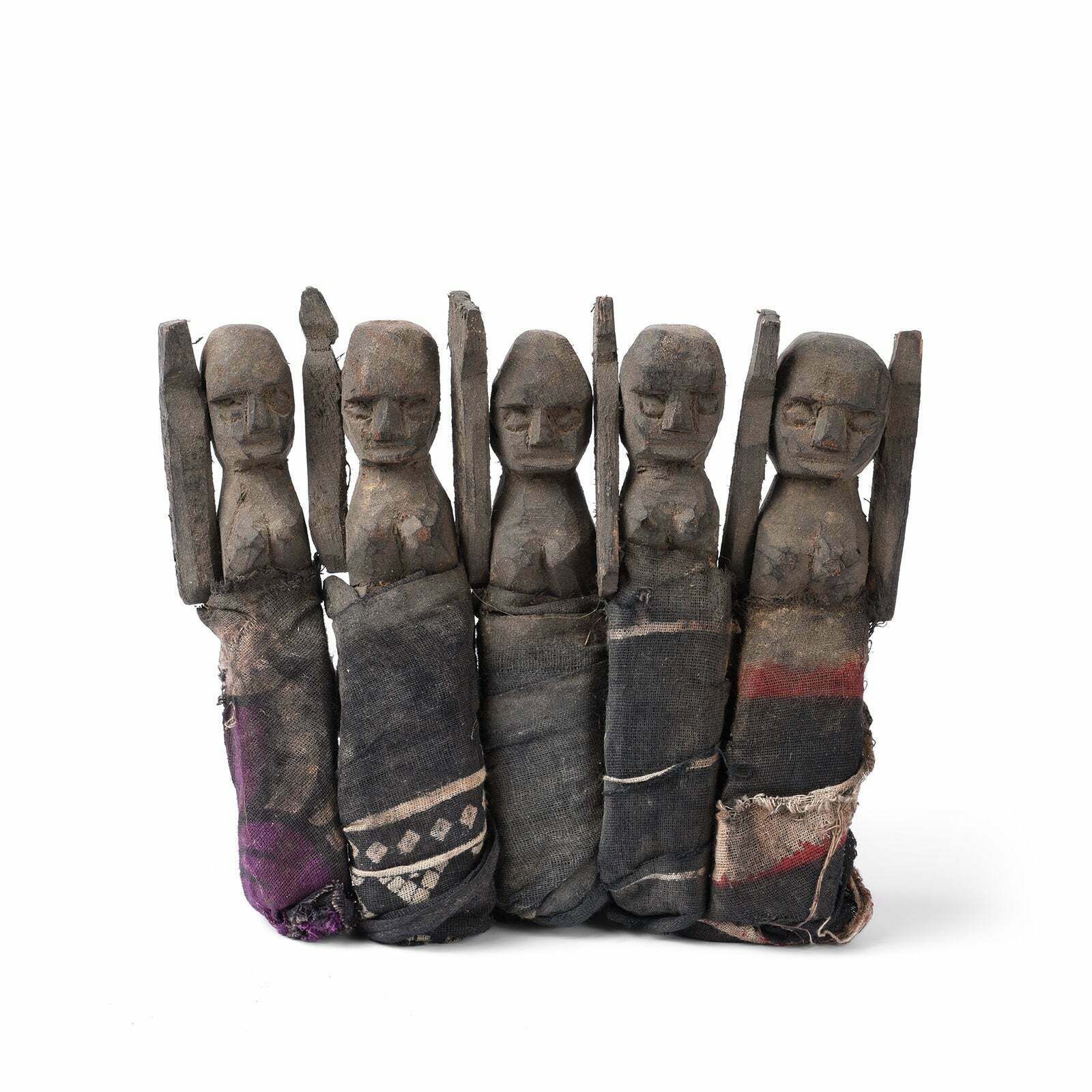 Santal Puppets From Nepal   Ca 1940's