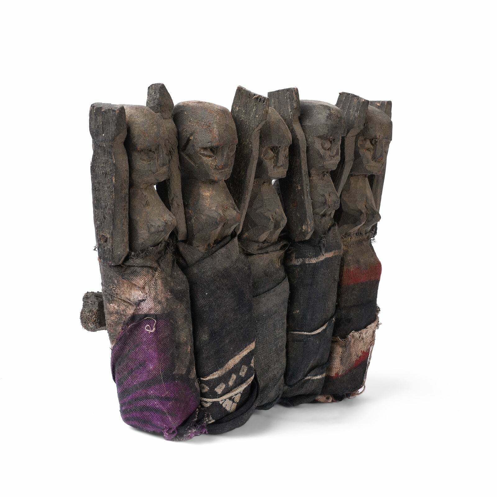 Santal Puppets From Nepal   Ca 1940's photo furniture