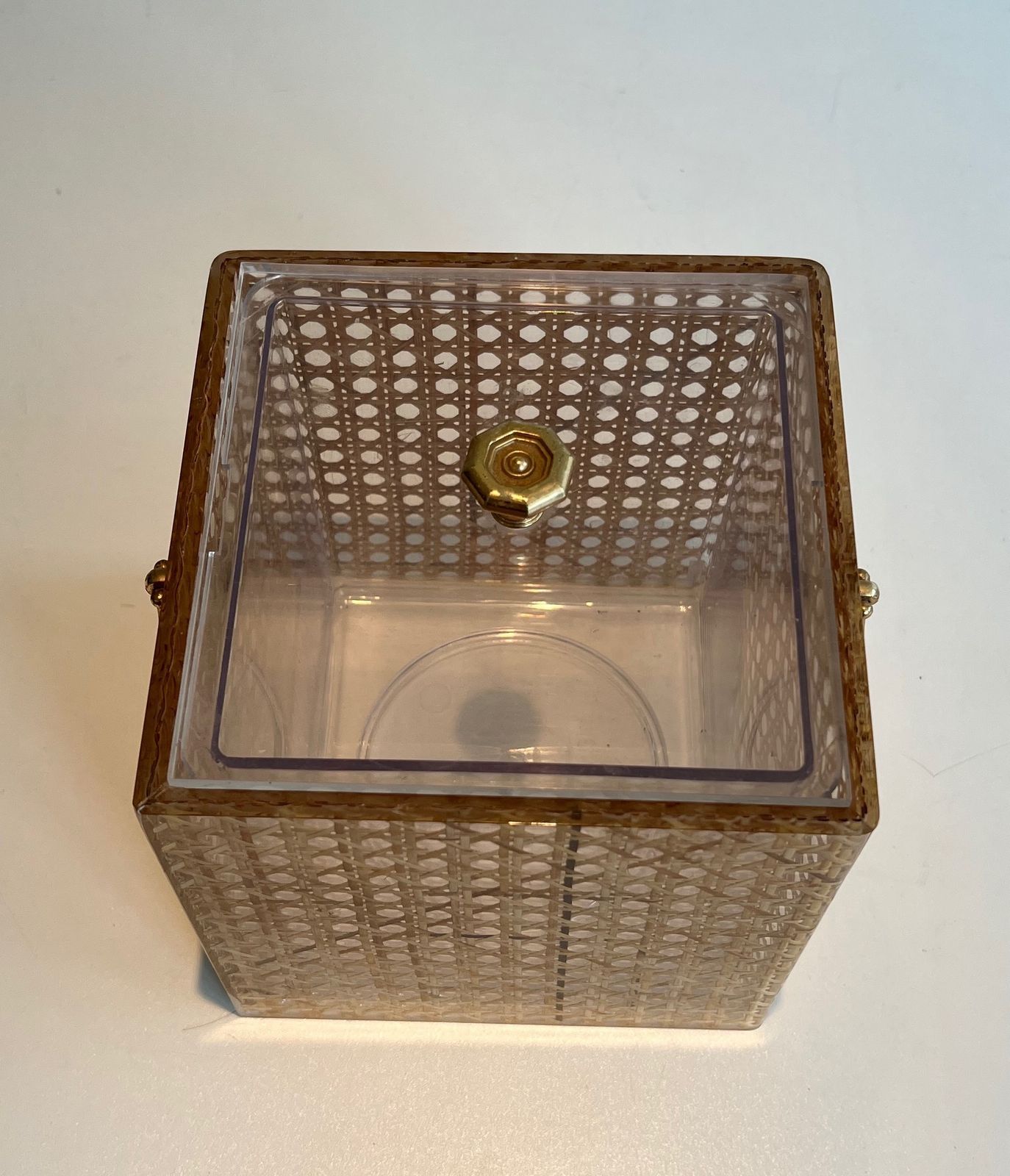 Ice Bucket In Plexiglass And Cannage In The Taste Of Gabriella Crespi photo buy