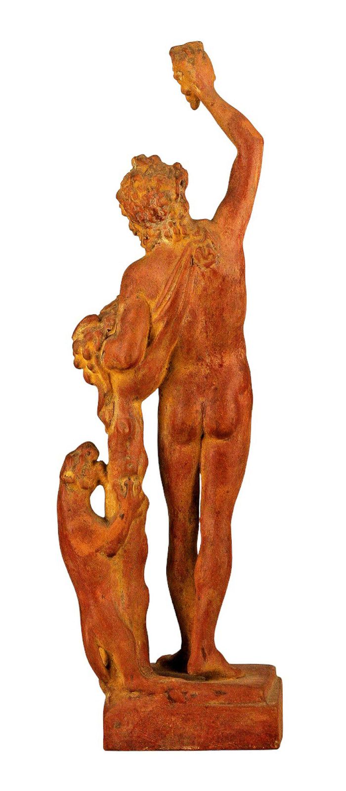 Early 20th Century Italian Terracota Sculpture Of God Bacchus By Dini E Cellai Signa photo Art