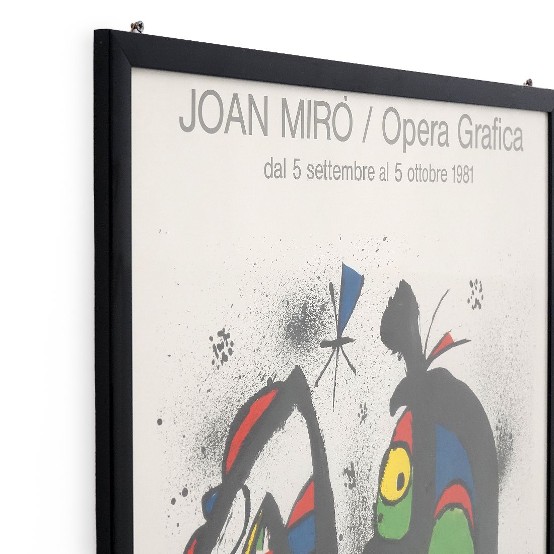 Poster By Joan Miro For The Opera Grafica Exhibition In Venice In 1981 photo Art