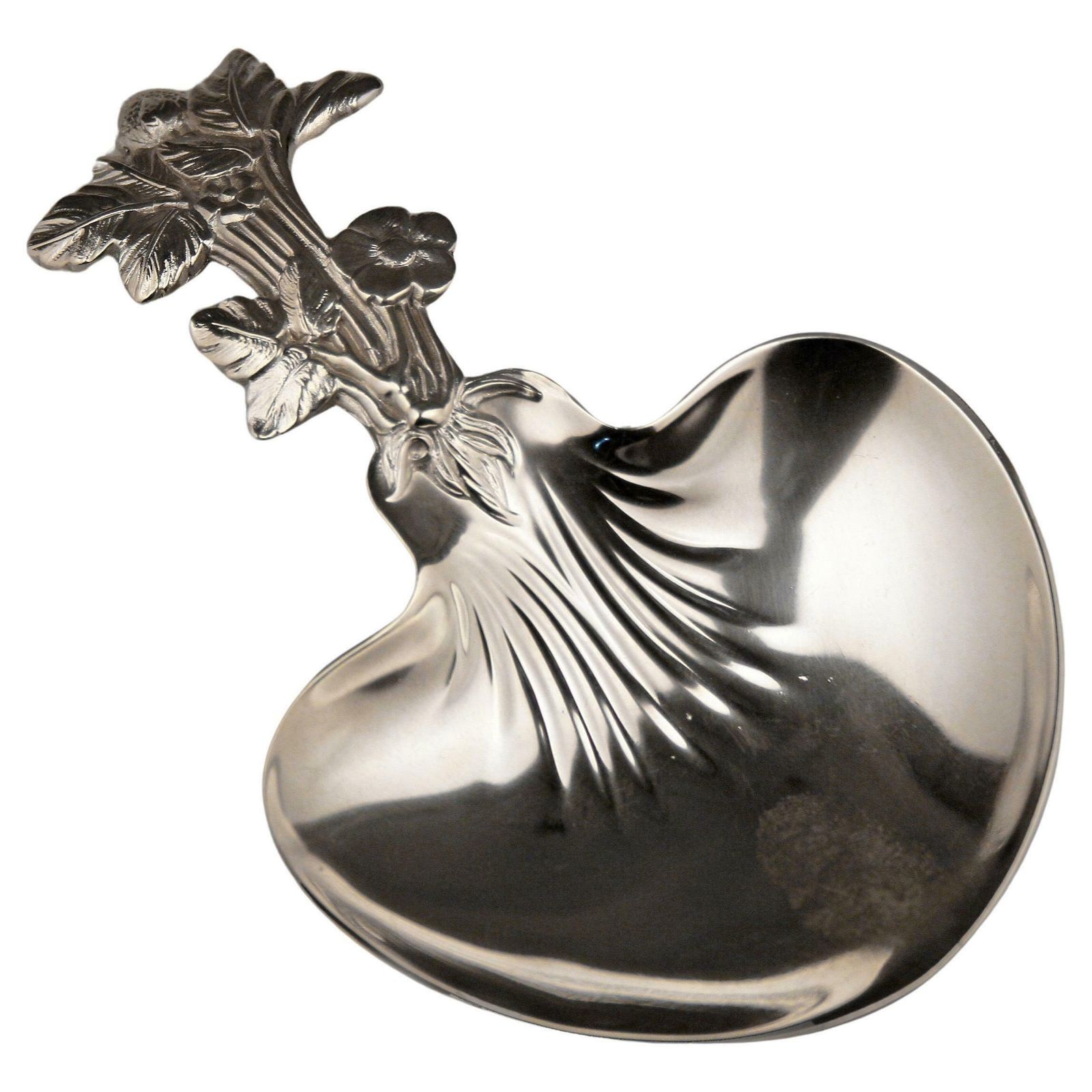 Art Nouveau French Silverplate Sommelier Wine Tester Christofle's 'Paiva Strawberry Spoon'