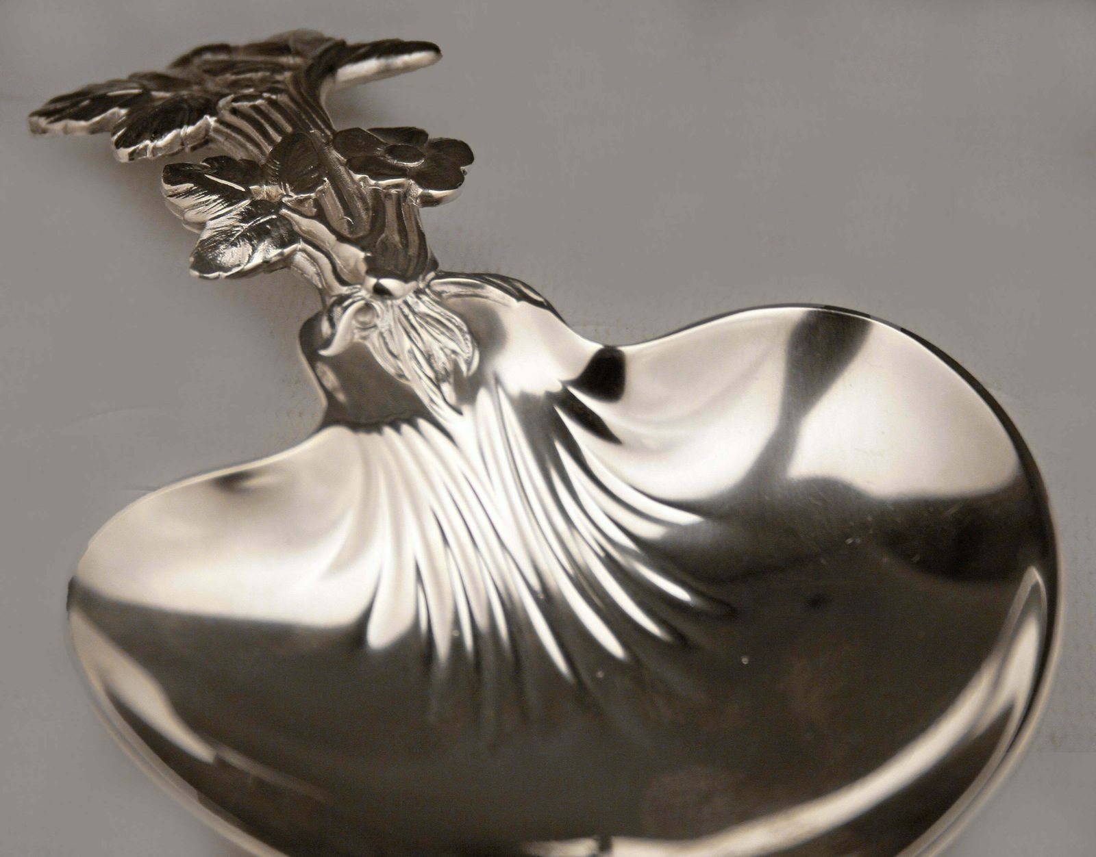 Art Nouveau French Silverplate Sommelier Wine Tester Christofle's 'Paiva Strawberry Spoon' photo Home Decor