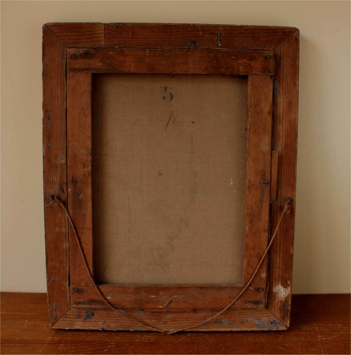 French Priest Oil Painting. Framed Religious Man Portrait. Lyon 1888. photo vintage