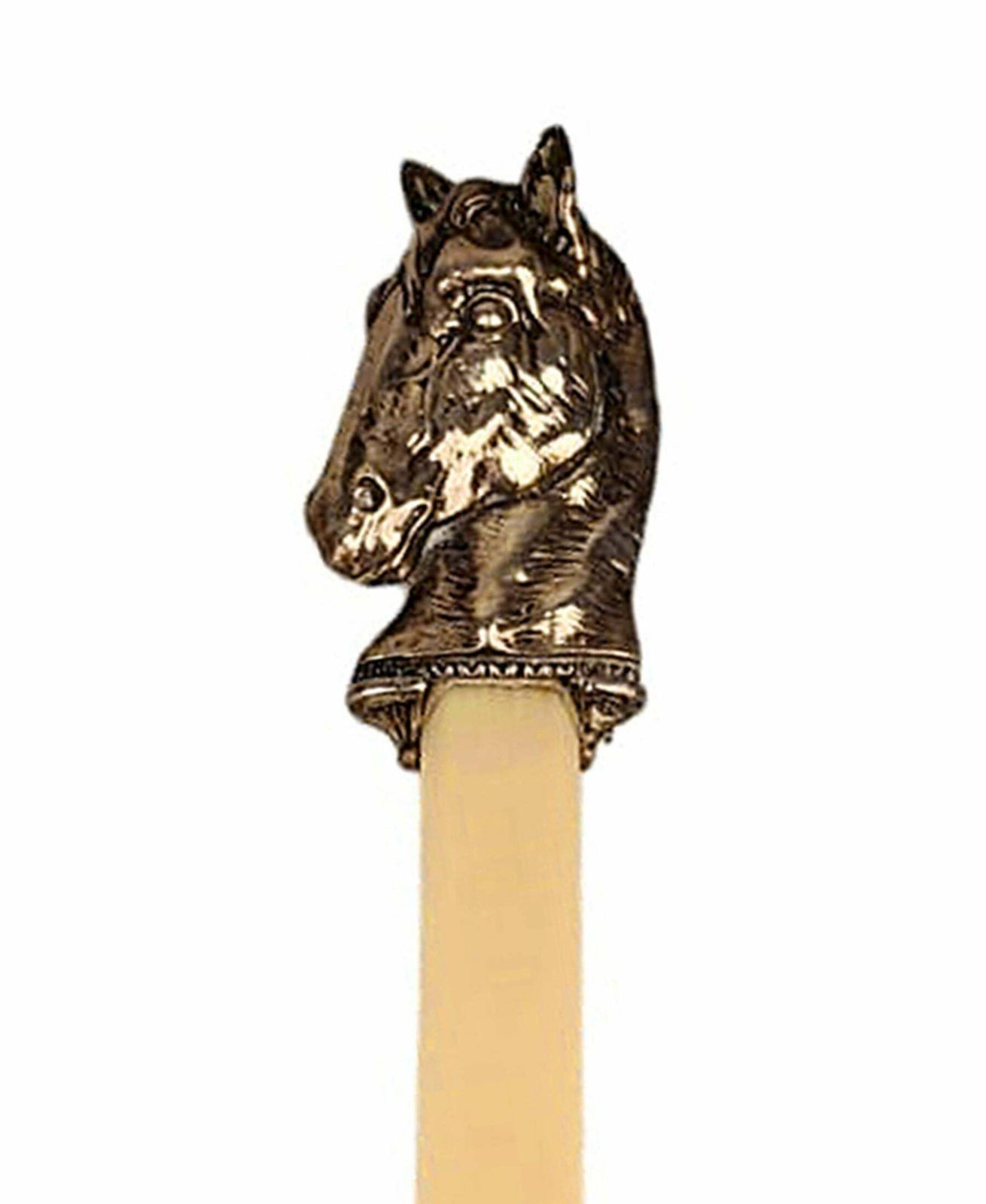 Pair Of Late Victorian English Bone Letter Openers With Sterling Silver Handles photo vinterior