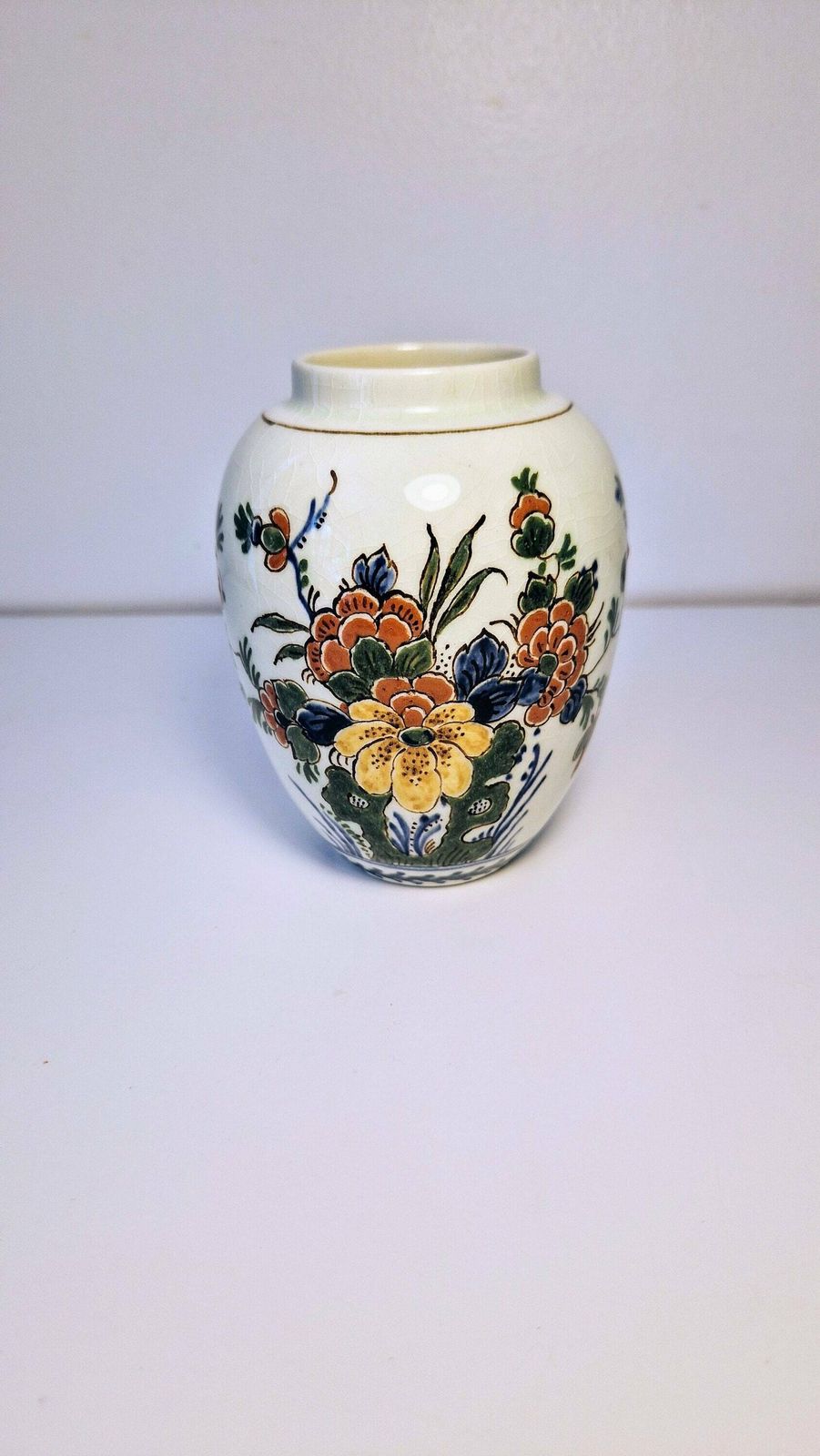 Rare Royal Delft Vase, 1970s, Vintage