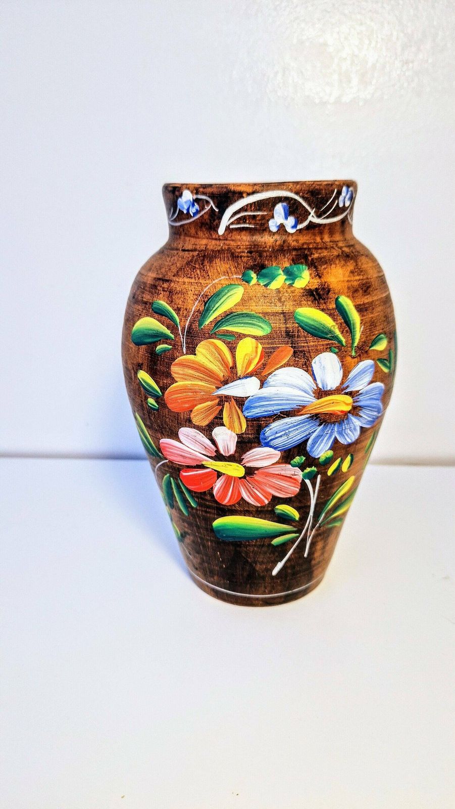 Hand Painted Earthenware Botossi Pot