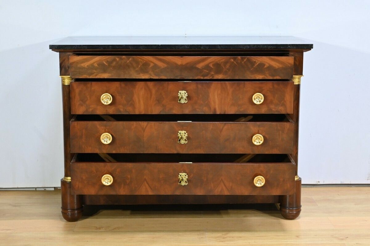 Mahogany Chest Of Drawers, Empire Period – Early 19th Century photo Furniture