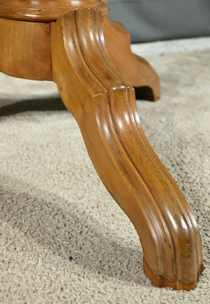 photo for sale Cherry Wood Pedestal Table, Louis Philippe Period – 2nd Part 19th Century