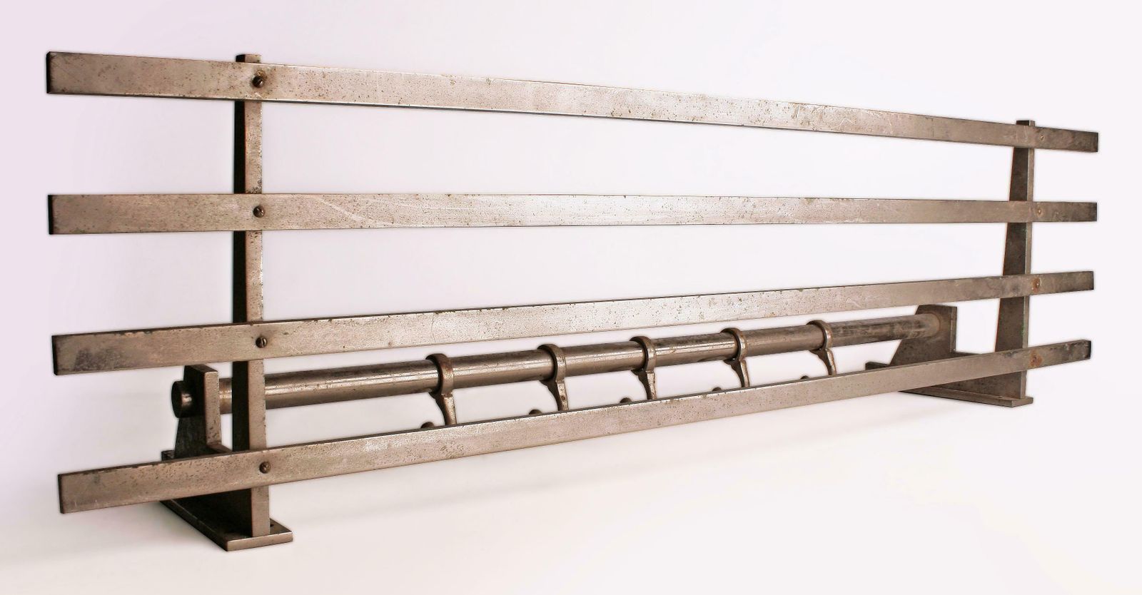 Early 20th Century Art Déco French Metal Brass Wall Coat Hanger/Rack Designed By La Maison Desny photo 3600.0