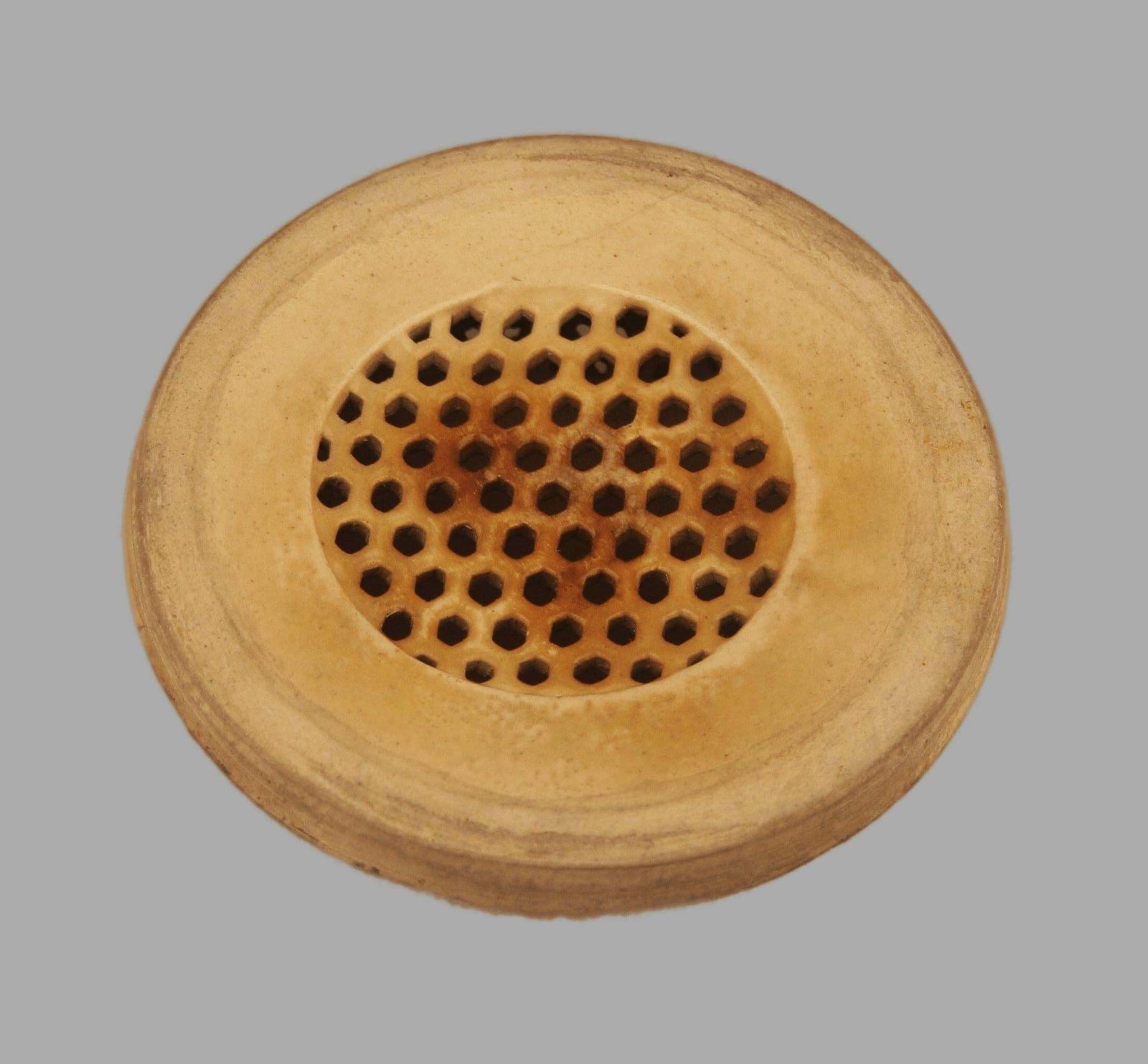 Home Decor Japanese 19th Century Edo Meiji Period Satsuma Stoneware Incense Burner (Koro) With Small Wooden Support Table photo