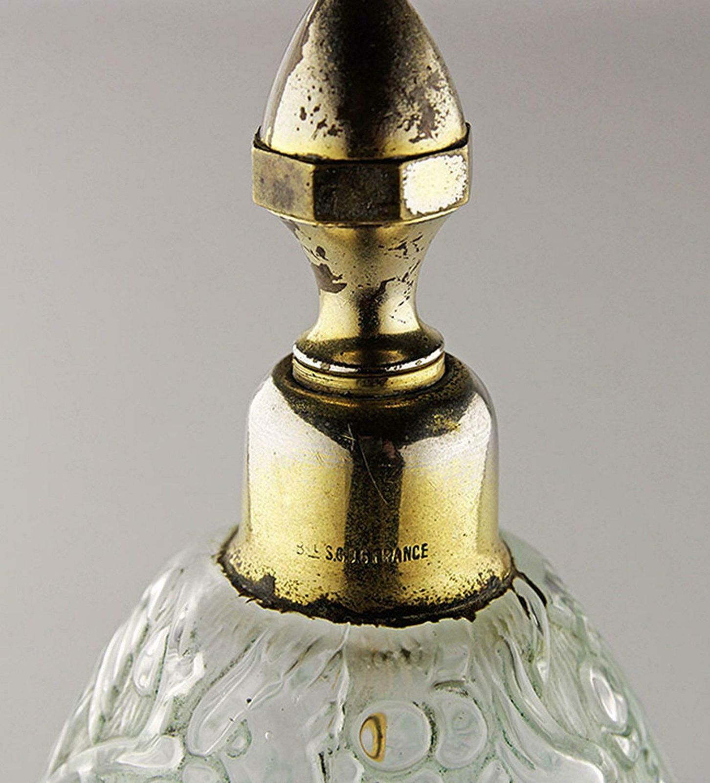 Pair Of Art Déco French Glass Perfume Bottles By Robj And Burgun & Schverer photo Home Decor