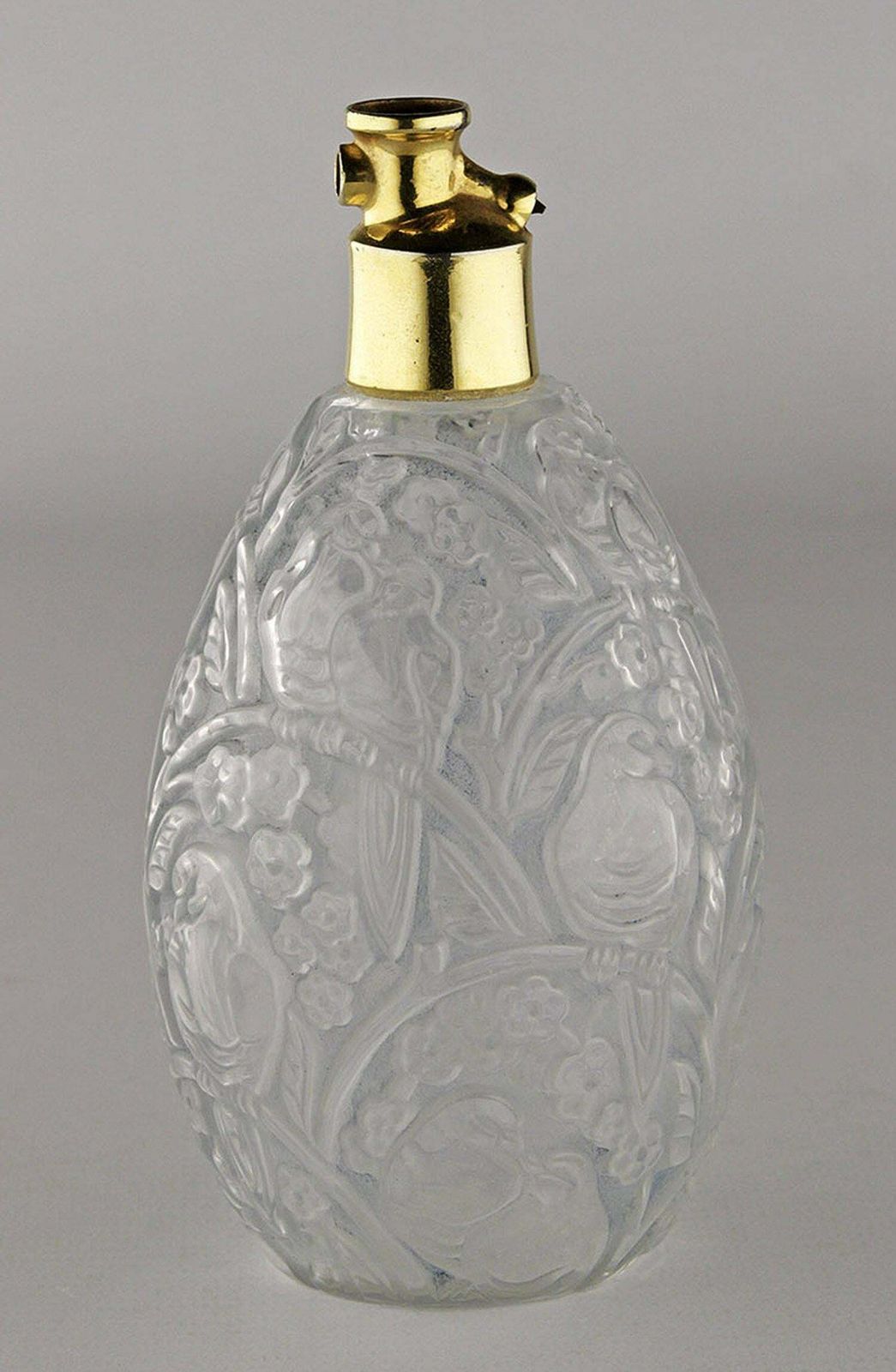 Pair Of Art Déco French Glass Perfume Bottles By Robj And Burgun & Schverer photo vinterior