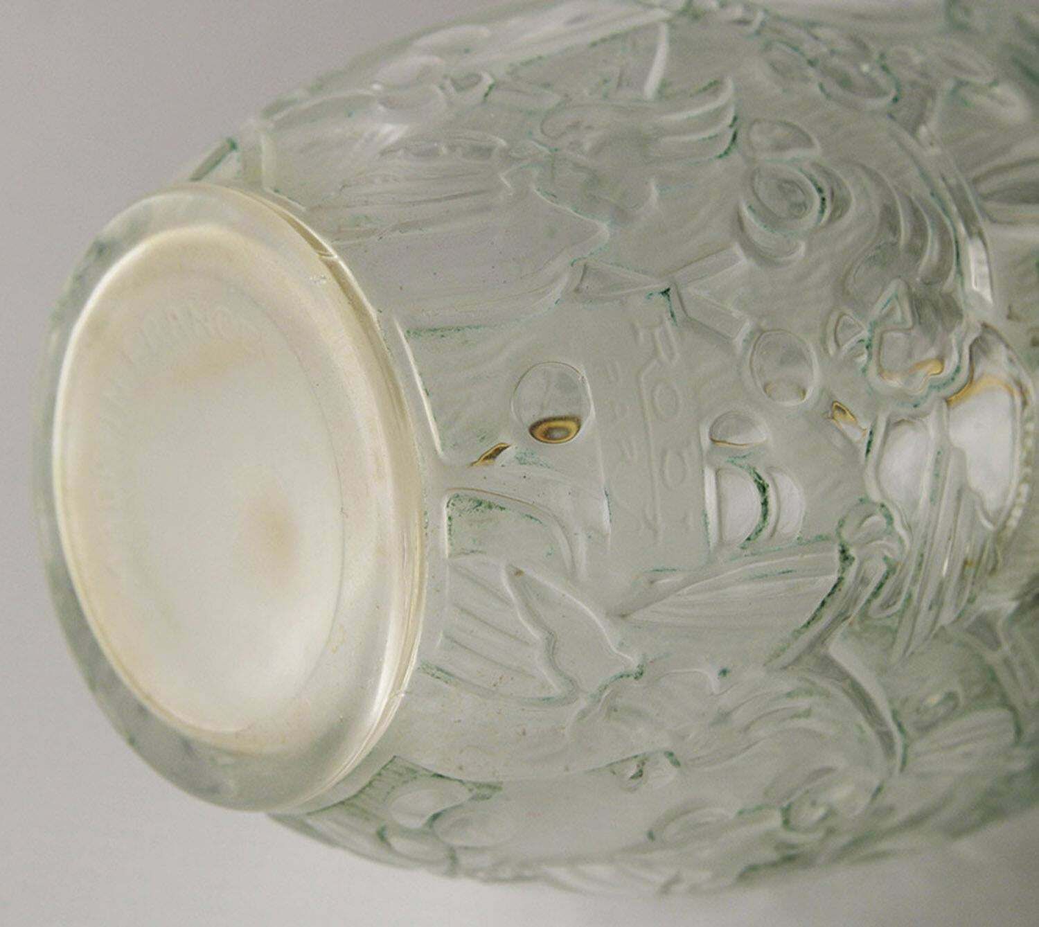 Pair Of Art Déco French Glass Perfume Bottles By Robj And Burgun & Schverer photo buy