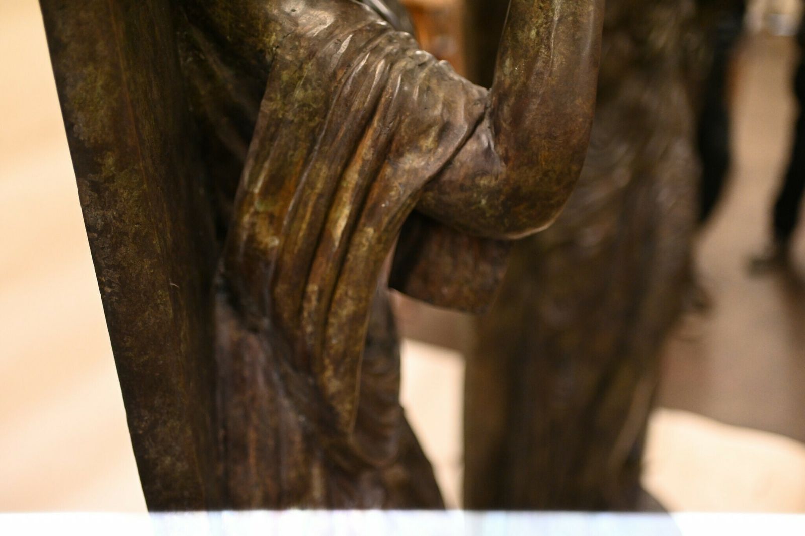 Pair Xl Bronze Fountains   Italian Maiden Statues Garden Plaques photo vinterior
