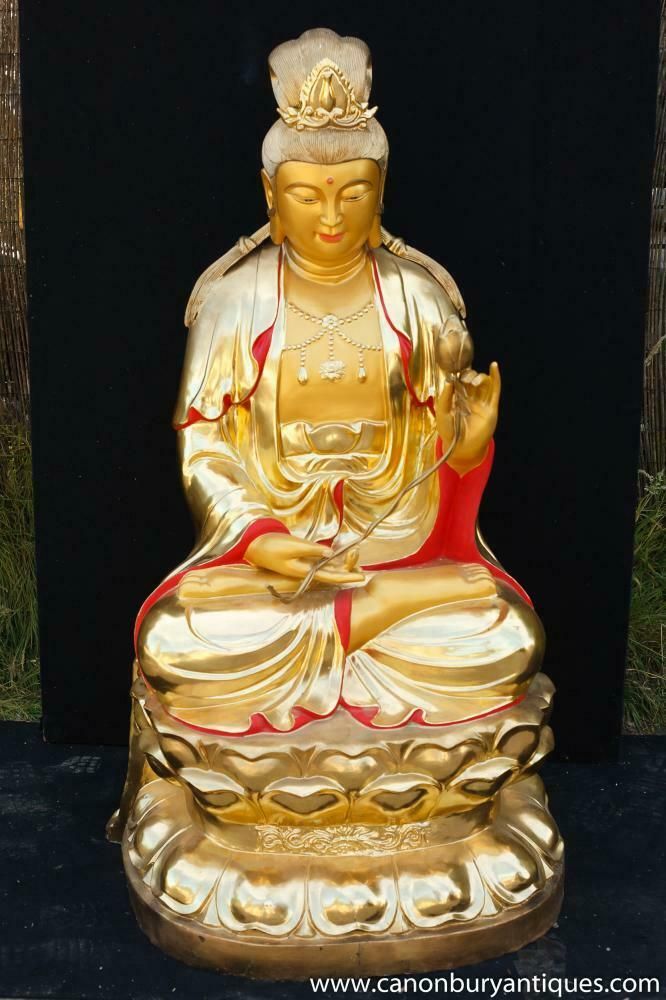 Bronze Tibetan Buddha Statue Lotus Pose Buddhism Buddhist Art photo furniture