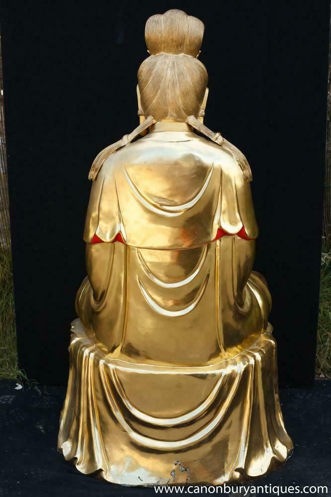 Bronze Tibetan Buddha Statue Lotus Pose Buddhism Buddhist Art photo vinterior