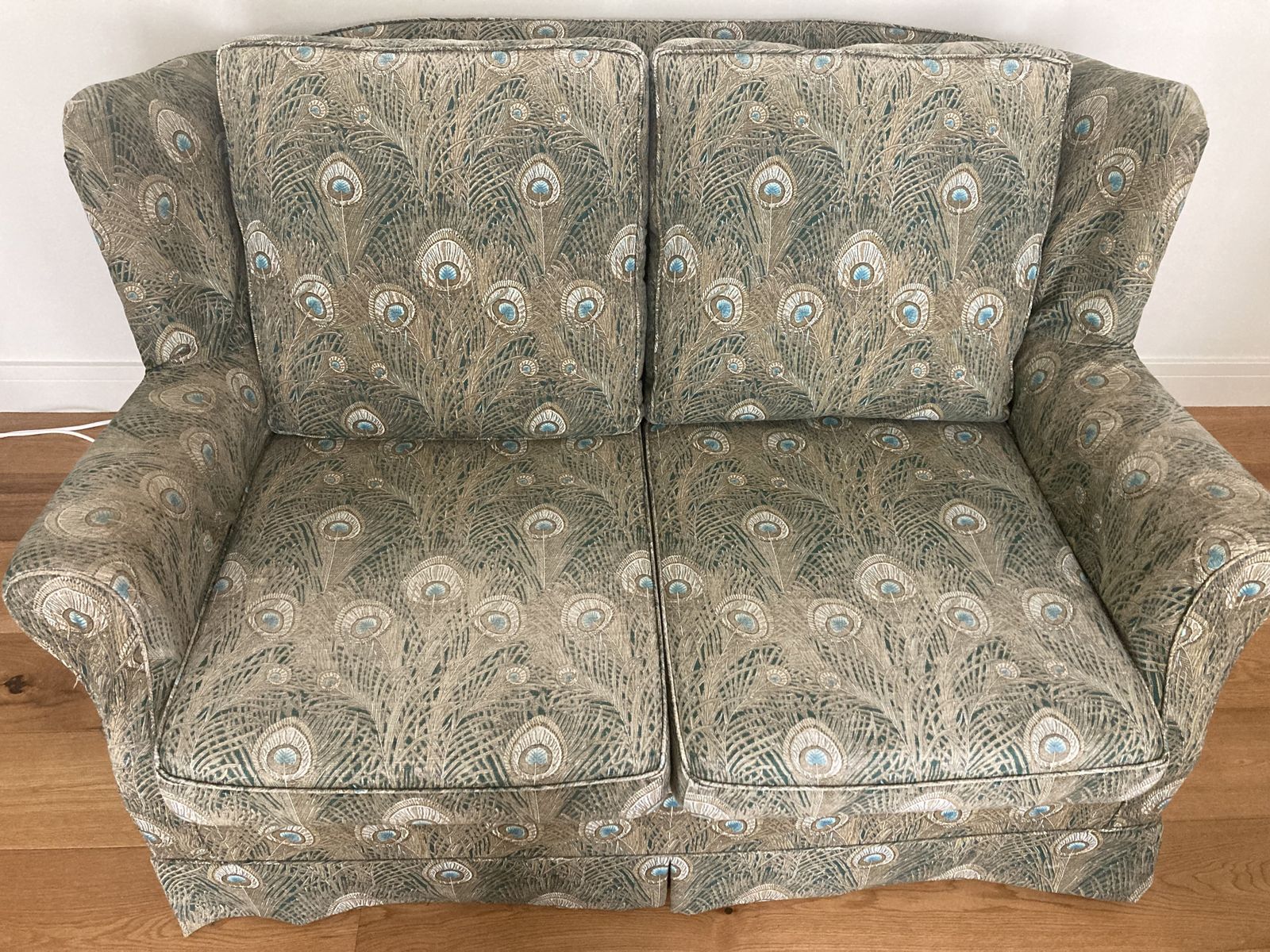Liberty Hera Peacock (Discontinued) Covered Loveseat  Parker Knoll Frame