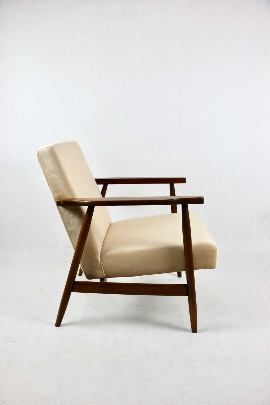 Furniture Vintage Armchair, 1970s, Light   Beige Like Fox   2 Pieces Available photo