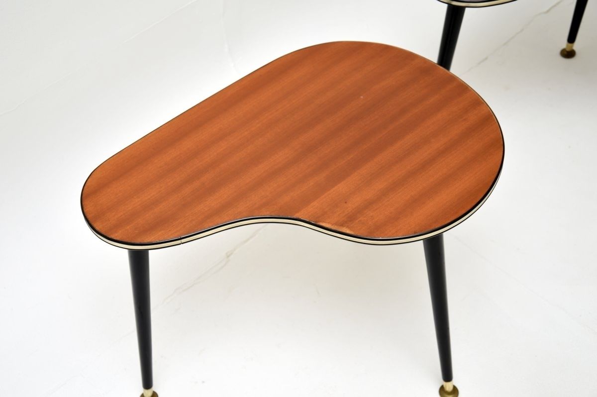 Pair Of Vintage Boomerang Side Tables photo 253.76